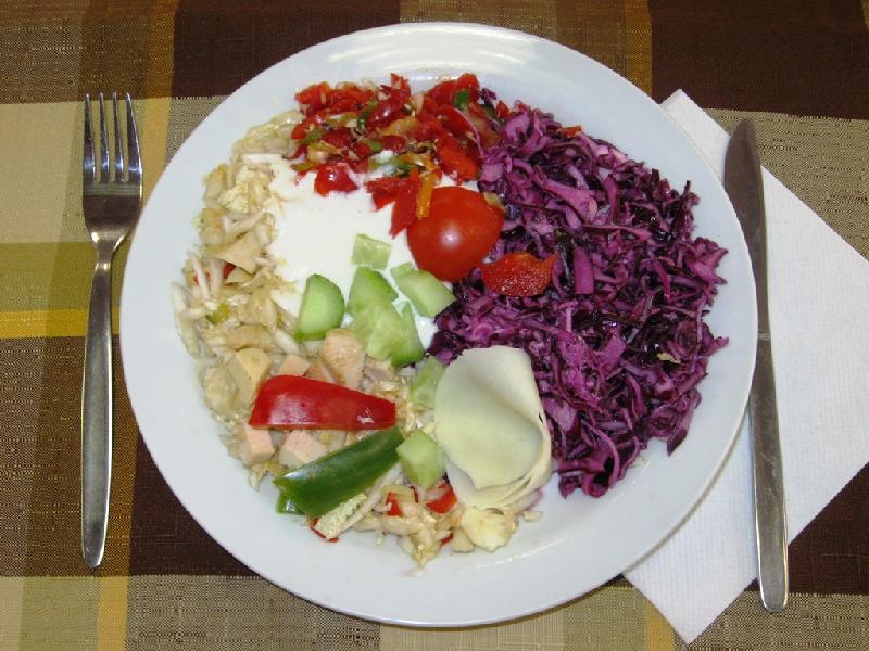 saláty: Kuřecí salát