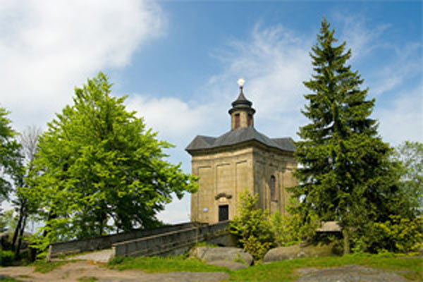 Hvězda - barokní kaplička Panny Marie Sněžné